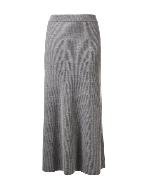 Agile Grey Wool Skirt