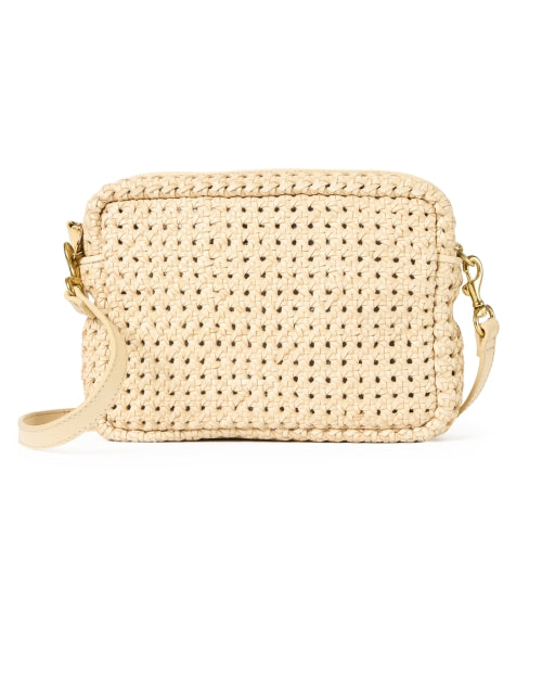 Cream orders leather crossbody bag