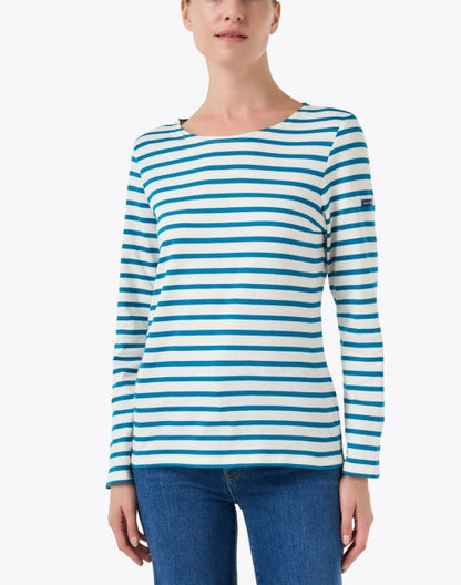 minquidame-teal-and-white-striped-cotton-top_front.jpeg