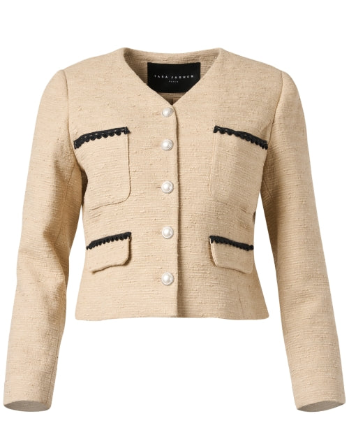 Beige) Brook Carry Short Jacket