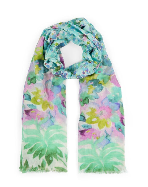 Colorful Floral saving Cashmere Scarf