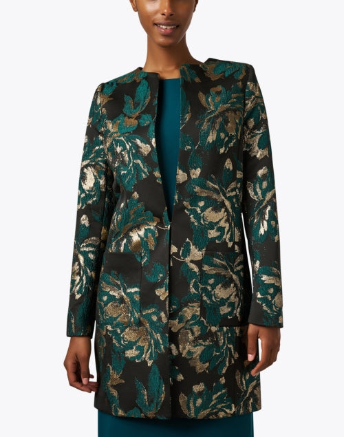 Long jacquard jacket best sale