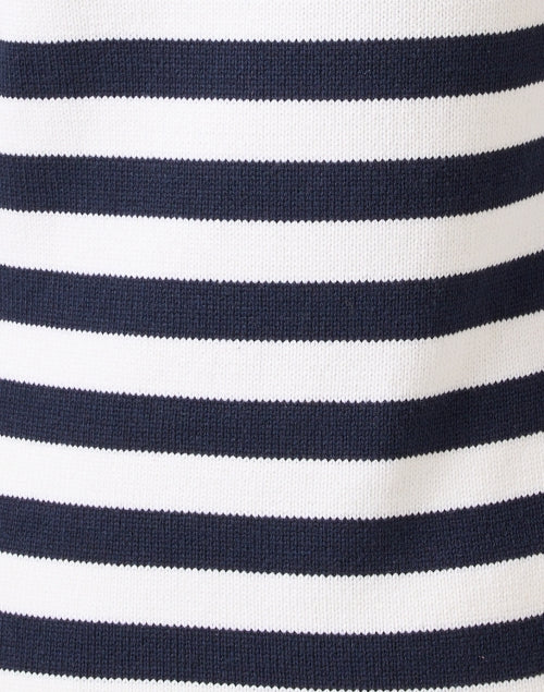 Navy and White Striped Sweater