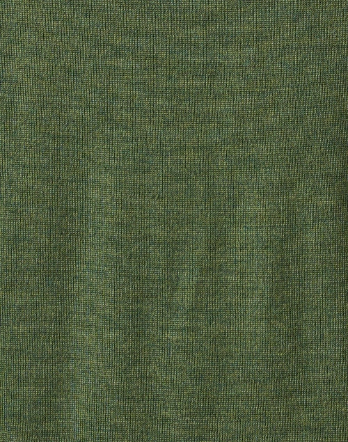 Angela Khaki Green Merino Wool Sweater