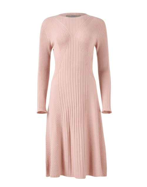 Pink Cashmere Knit Dress