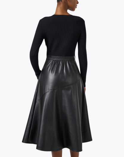 lonnie-black-knit-leather-dress_back.jpeg