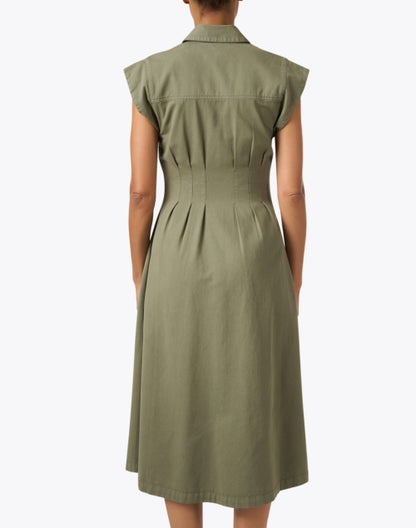 ruben-army-green-cotton-shirt-dress_back.jpeg