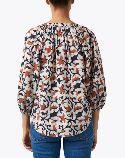 mitte-navy-and-orange-print-cotton-top_back.jpeg