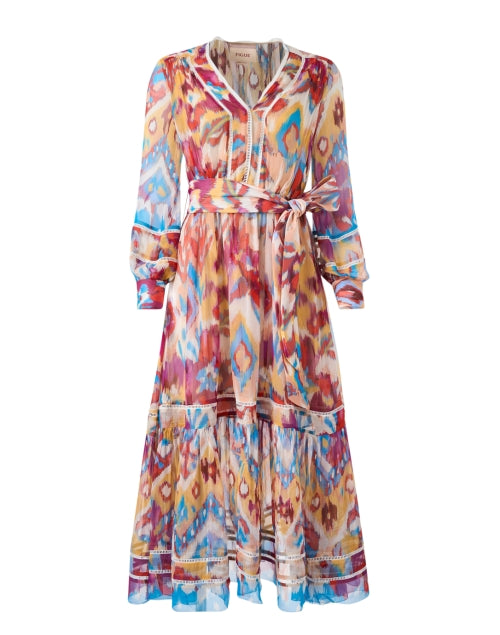 Ikat silk dress hotsell