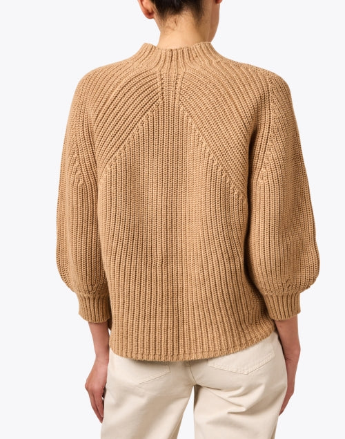 Cotton ribbed sweater hotsell