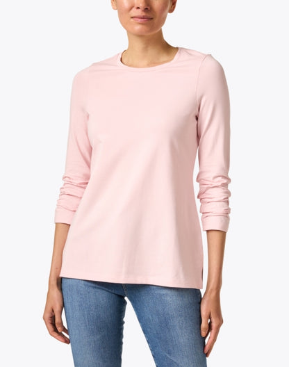 pale-pink-pima-cotton-ruched-sleeve-tee_front.jpeg