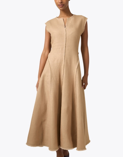 gravel-linen-split-neck-cap-sleeve-dress-with-seam-details_front.jpeg