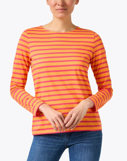 minquidame-orange-and-pink-striped-cotton-top_front.jpeg