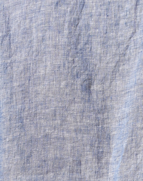 Nic Blue Linen Top