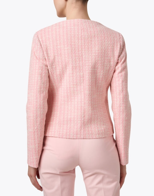Debbie Pink Houndstooth Jacket Halsbrook