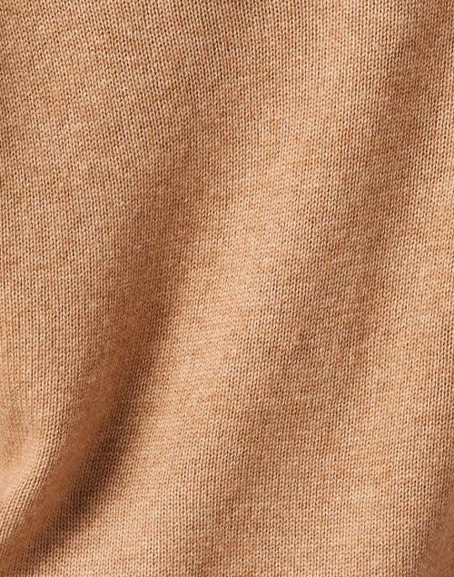 Jolie Tan Wool Cashmere Layered Turtleneck