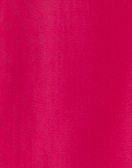 Magenta Wide Satin Ribbed Belt