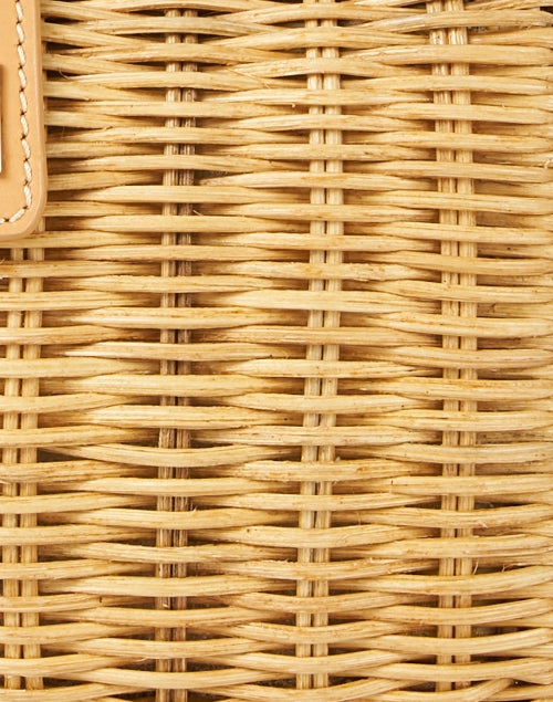 Lou Tan Wicker Clutch