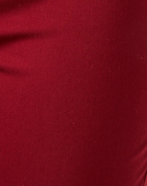 Red Control Stretch Ankle Pant