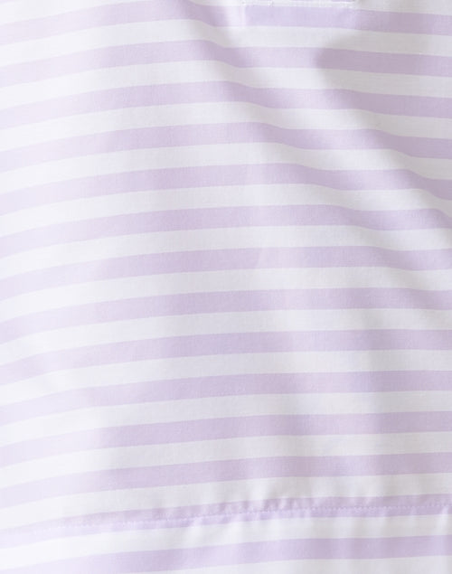 Aileen Lavender Striped Cotton Top