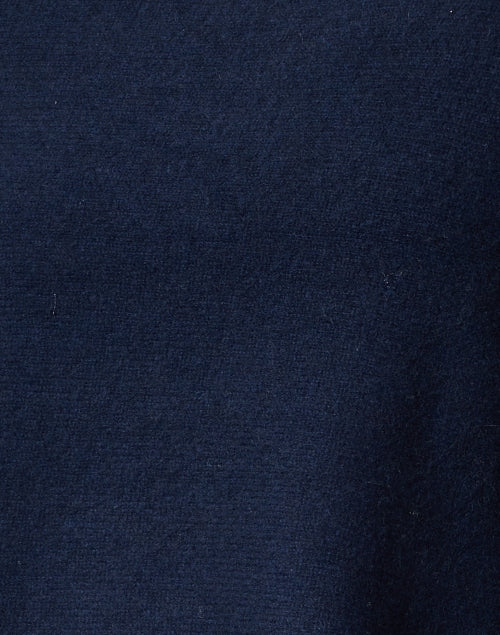 Midnight Blue Cashmere Ruana