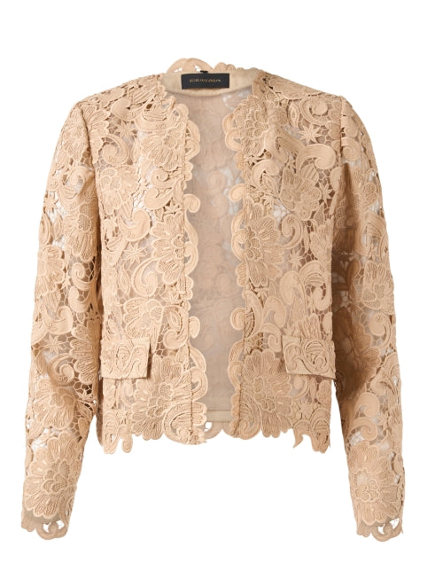 Kaiya Beige Lace Jacket Halsbrook