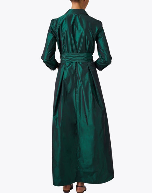 Emerald green taffeta dress best sale