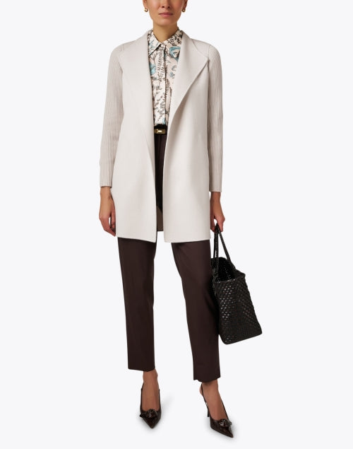 Beige Wool Cashmere Coat