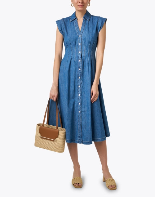 Ruben Blue Denim Shirt Dress – Halsbrook