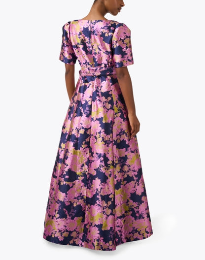 arden-navy-and-pink-brocade-dress_back.jpeg