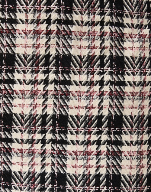 Jules Plaid Print Knit Pull On Pant