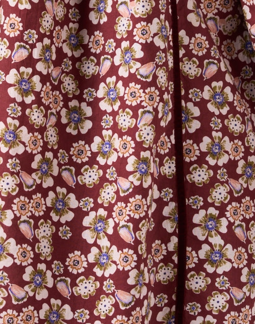 Jesse Brown Print Cotton Dress