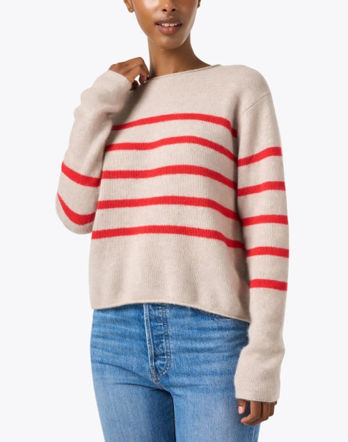 Vince 100% cashmere deals red sweater small