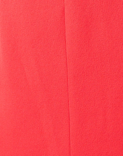 Tara Poppy Red Wool Crepe Dress