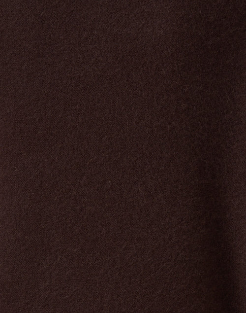 Brown Boiled Cashmere Sweater