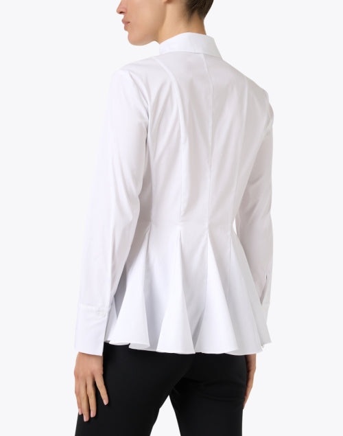 Peplum shirt white hotsell