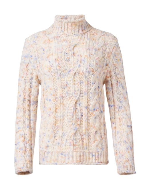 Cream Speckled Wool Sweater Halsbrook