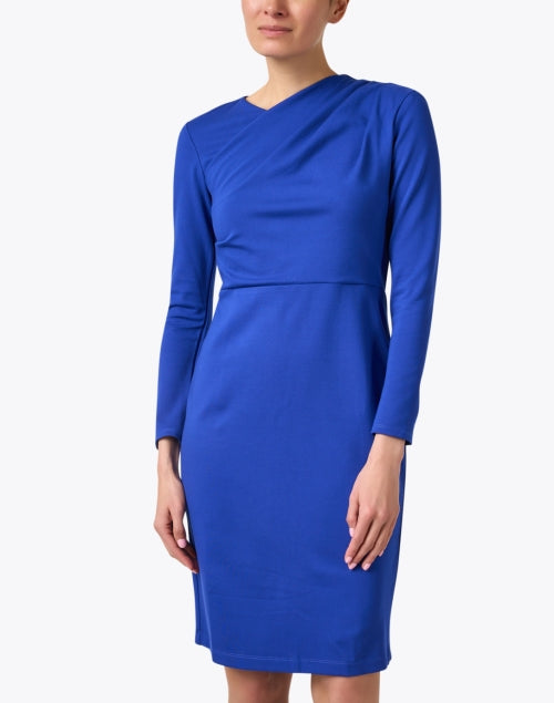 Blue ponte dress hotsell