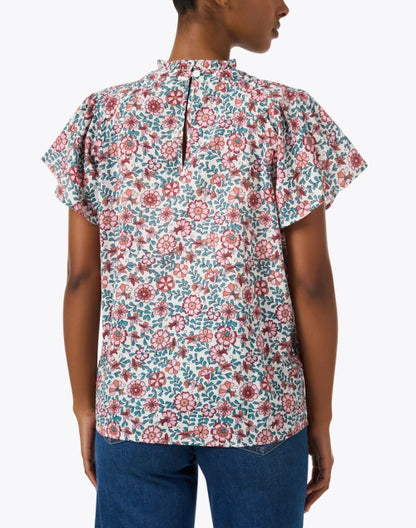 joyful-pink-and-blue-floral-print-cotton-top_back.jpeg