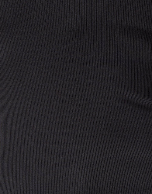 Black Elbow Sleeve Cotton Tee