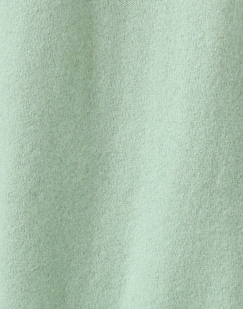 Sage Green Cashmere Polo Sweater