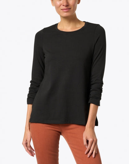 black-pima-cotton-ruched-sleeve-tee_front.jpeg