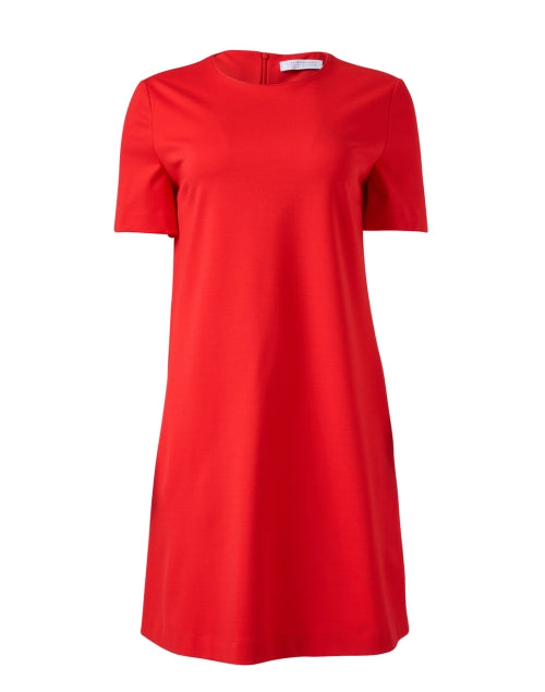 Red Shift Dress