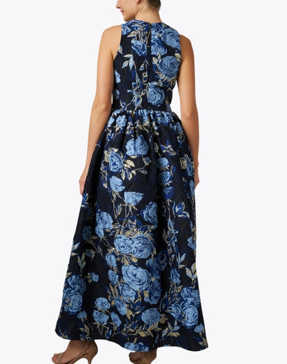 serra-blue-and-gold-jacquard-dress_back.jpeg