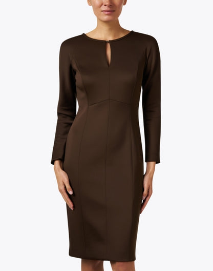 brown-keyhole-sheath-dress_front.jpeg