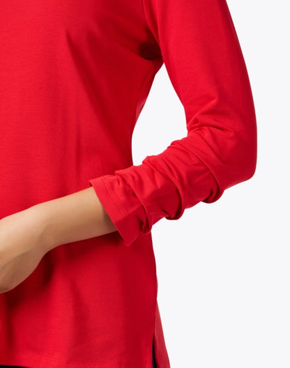 red-pima-cotton-ruched-sleeve-tee_extra_1.jpeg