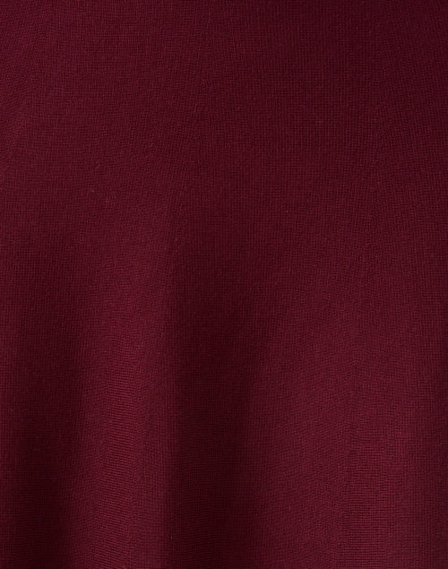 Burgundy Wool Skirt