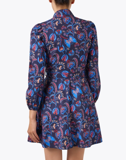 Navy paisley dress sales