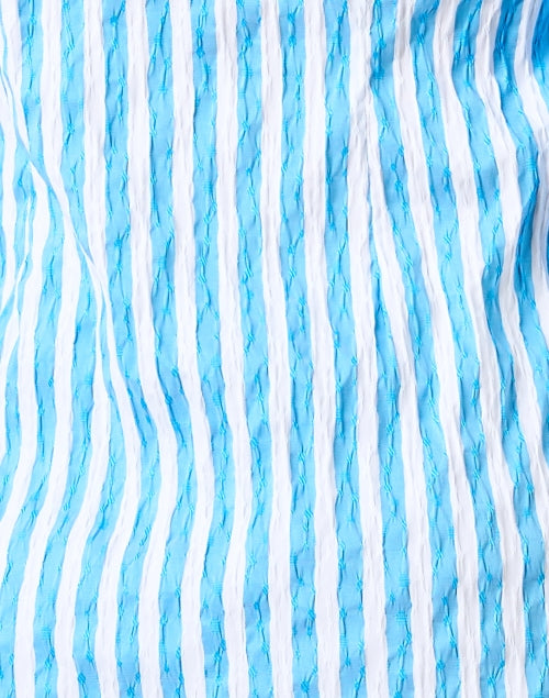 Blue and White Stripe Blouse