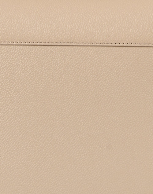 Vancouver Taupe Leather Crossbody Bag